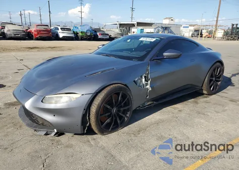 2020 Aston Martin Vantage из США, поврежденный, VIN SCFSMGAW1LGN03705